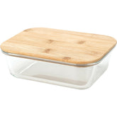 Caserolă din Sticlă EcoLid XL – 1040 ml cu Capac din Bambus